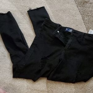 "Worn" Hollister jeans